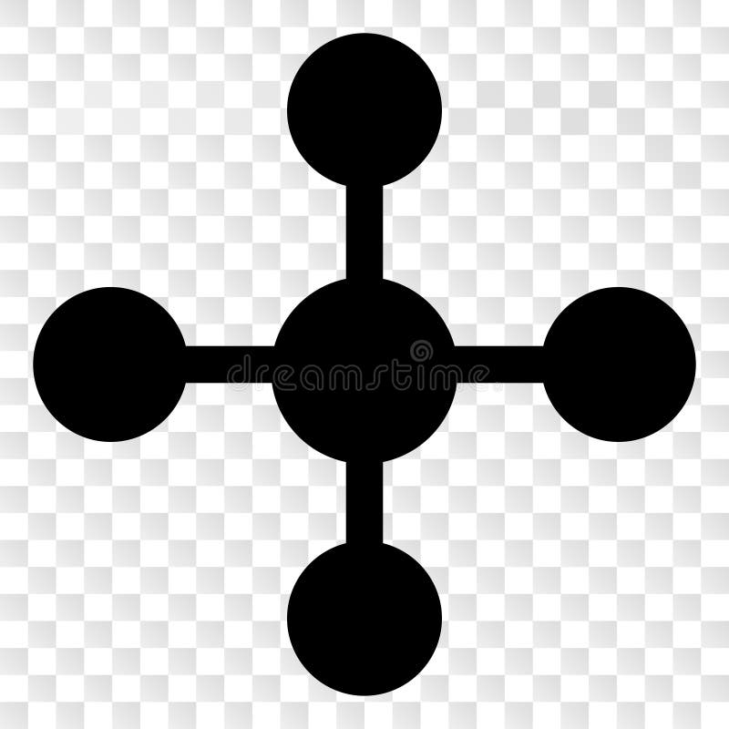 Vektor Mesh Node Icon på genomskinlig bakgrund för schack royaltyfri illustrationer Vektor Mesh Node Icon på genomskinlig bakgrund för schack royaltyfri illustrationer