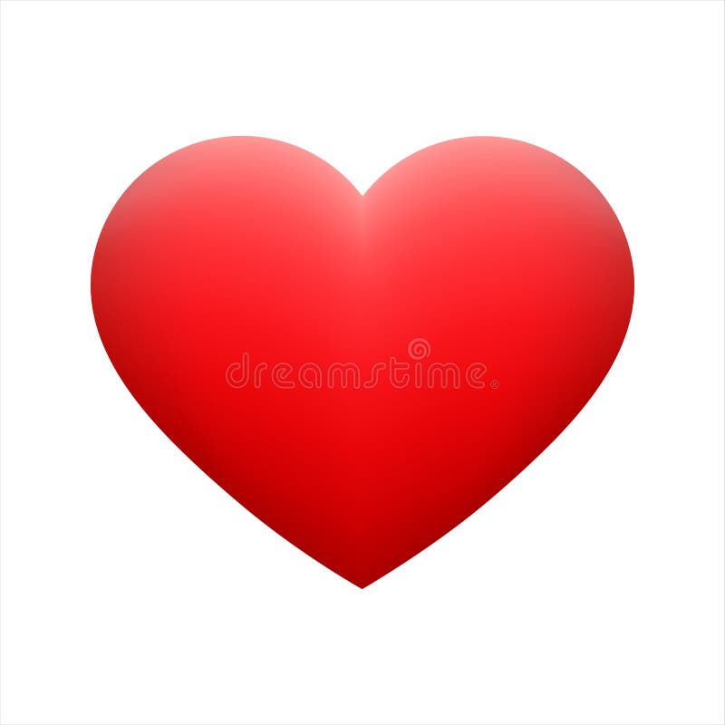 Vektor roter Herzform Emoticon auf dem Hintergrund stock abbildung Vektor roter Herzform Emoticon auf dem Hintergrund stock abbildung