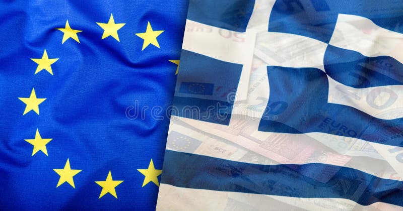 Vektor vorhanden Fokus auf Seil Fünf, 10 und fünfzig Eurobanknoten Bunte wellenartig bewegende Griechenland-Flagge auf einem Euro lizenzfreie stockbilder Vektor vorhanden Fokus auf Seil Fünf, 10 und fünfzig Eurobanknoten Bunte wellenartig bewegende Griechenland-Flagge auf einem Euro lizenzfreie stockbilder