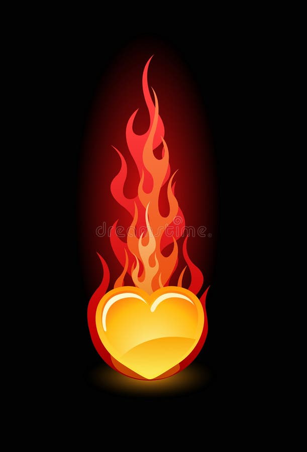 Vektorabbildung eines Inneren im Feuer vektor abbildung Vektorabbildung eines Inneren im Feuer vektor abbildung