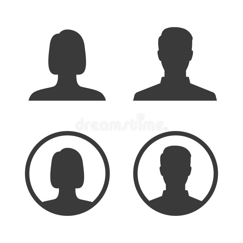 Vektoravataraikone profil Bild lizenzfreie abbildung Vektoravataraikone profil Bild lizenzfreie abbildung