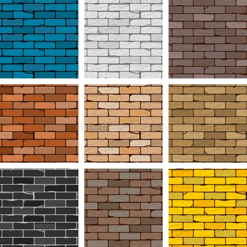 Vektorbacksteinmauersatz vektor abbildung