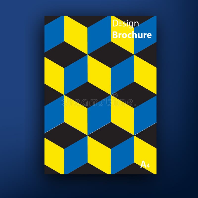 Vektorbroschüren-/-broschürenabdeckungsdesignschablonen vektor abbildung Vektorbroschüren-/-broschürenabdeckungsdesignschablonen vektor abbildung