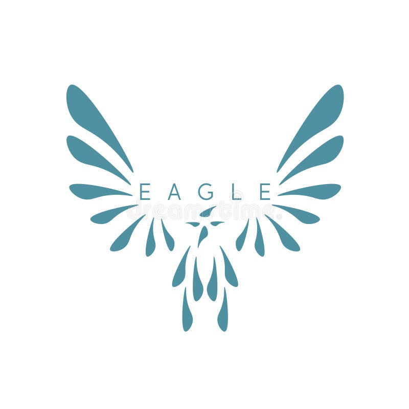 Vektordesignschablone des abstrakten Vogels vektor abbildung Vektordesignschablone des abstrakten Vogels vektor abbildung