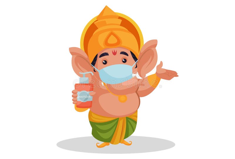 Vektorgrafik illustration av lord Ganesha