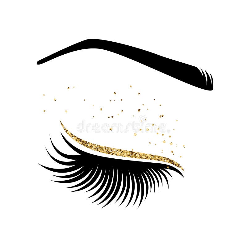 Eyelash extension logo. Vector illustration of lashes. For beauty salon, lash extensions maker. Eyelash extension logo. Vector illustration of lashes. For beauty salon, lash extensions maker.