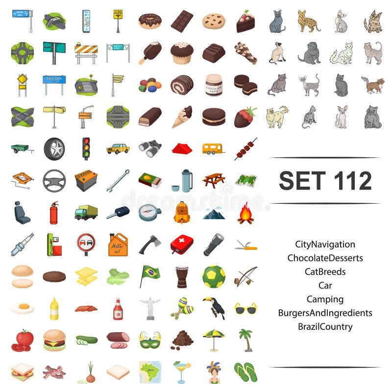 Vektorillustration der Stadt, Navigation, Schokolade, Nachtisch, Katze, Zucht, Burgerbestandteil-Brasilien-Land des Autos kampier stock abbildung Vektorillustration der Stadt, Navigation, Schokolade, Nachtisch, Katze, Zucht, Burgerbestandteil-Brasilien-Land des Autos kampier stock abbildung