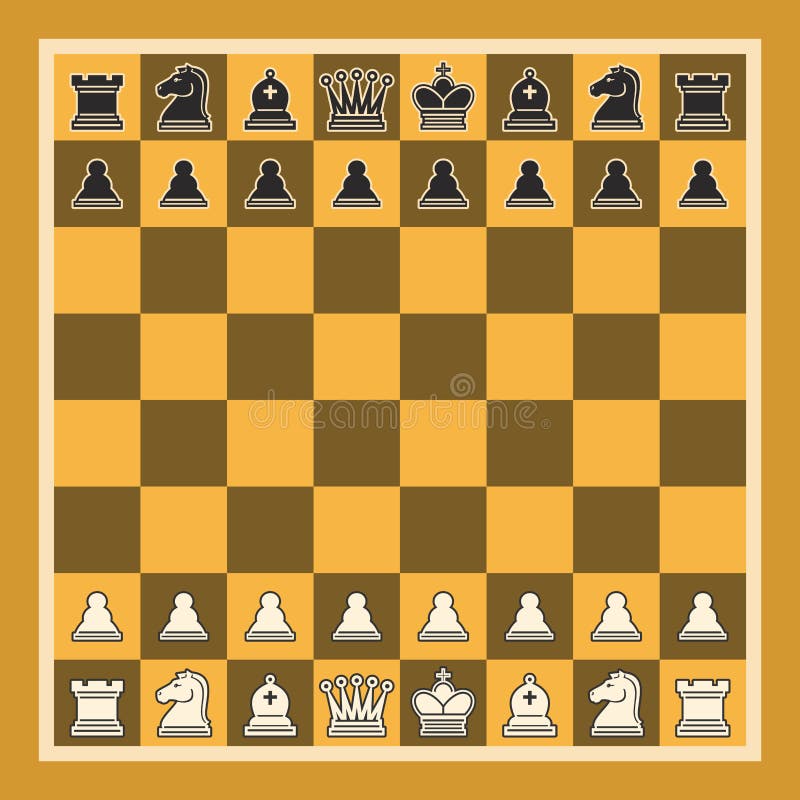 Vektorillustration des Schach-Brettes lizenzfreie abbildung Vektorillustration des Schach-Brettes lizenzfreie abbildung