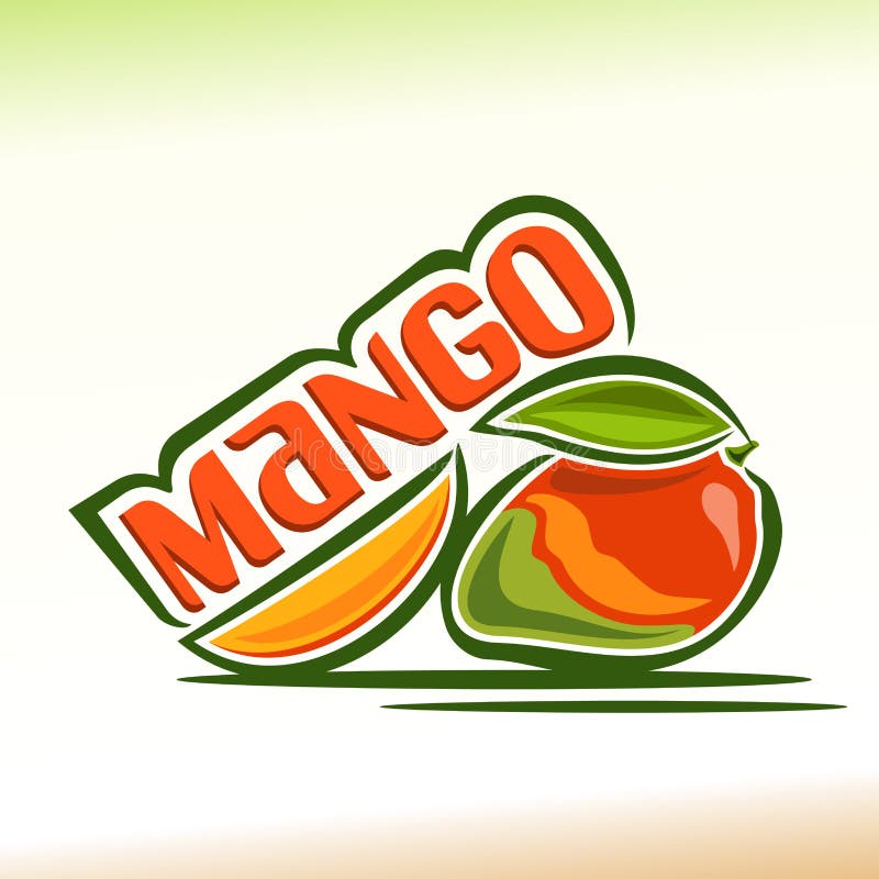 Vektorillustration på temat av mango vektor illustrationer Vektorillustration på temat av mango vektor illustrationer