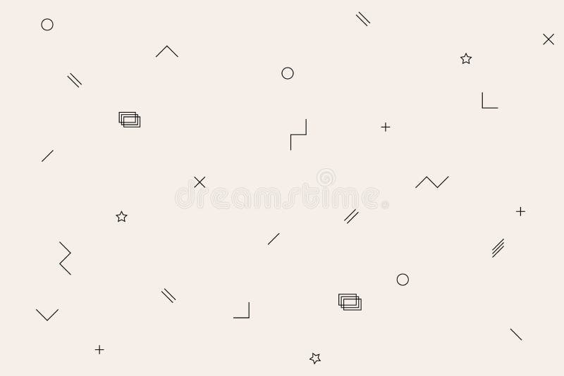 Vektormemphis modell med svartvita geometricsdiagram: en fyrkant, en linje, en cirkel, en stjärna Santa Claus med påsen av gåvorn royaltyfri illustrationer Vektormemphis modell med svartvita geometricsdiagram: en fyrkant, en linje, en cirkel, en stjärna Santa Claus med påsen av gåvorn royaltyfri illustrationer