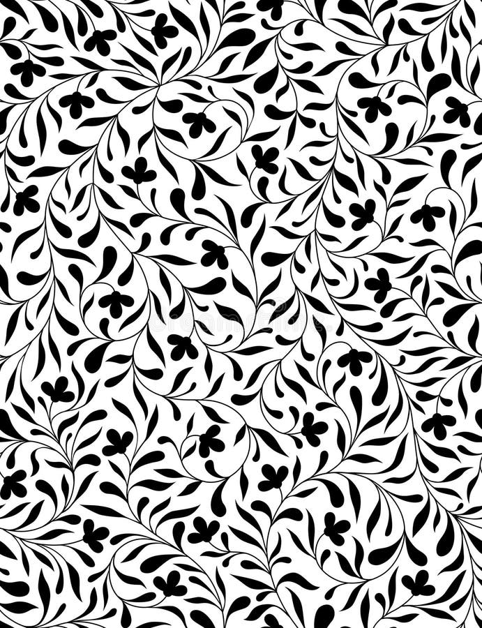 Vektornahtloses Blumenmuster stock abbildung