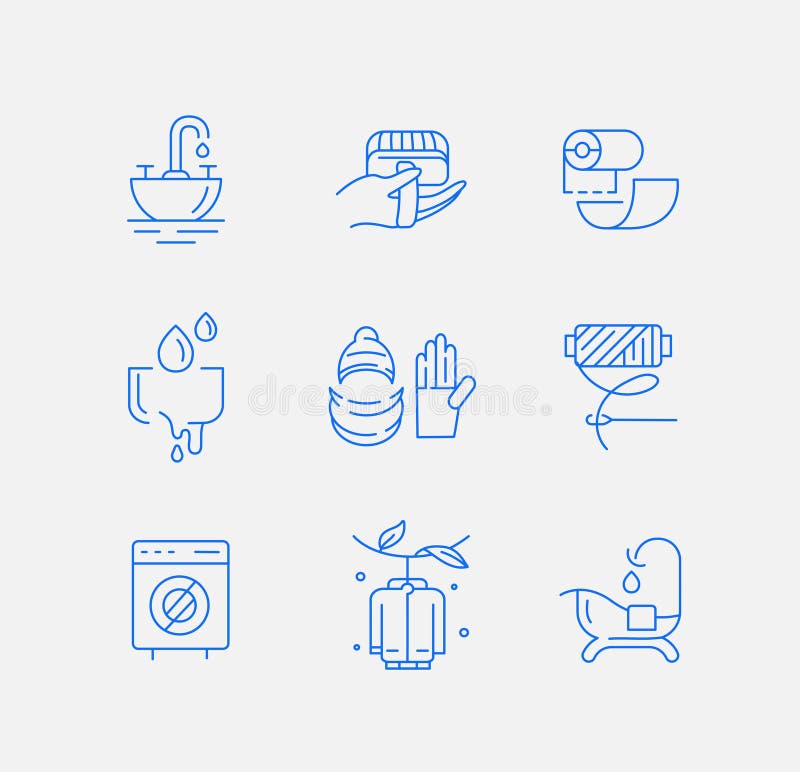 Vektorsymbol och logo för tvätteri och torr clinning Redigerbar översiktsslaglängd vektor illustrationer Vektorsymbol och logo för tvätteri och torr clinning Redigerbar översiktsslaglängd vektor illustrationer