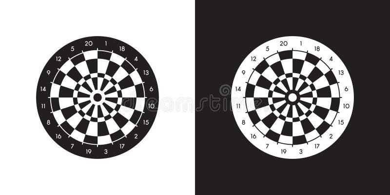 Vektorsymbolsymboler för rityta, svart och vitt royaltyfri illustrationer