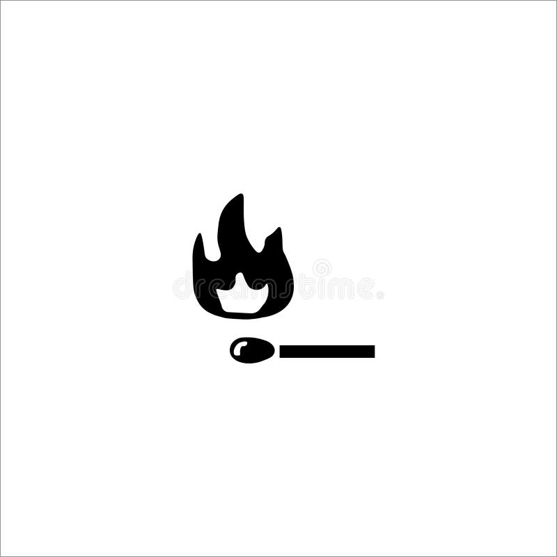 Vektortecken för brandlättare ikon isolerat på vit bakgrund. symbol för tändare. Steg 10 vektor illustrationer