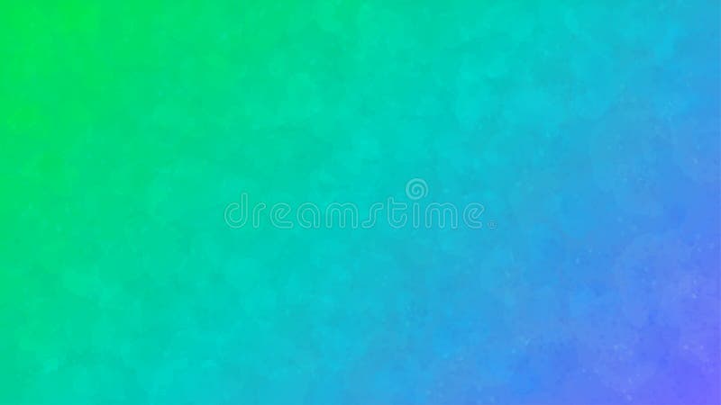 Vektorzusammenfassungsblau und grüner Steigungshintergrund mit Schmutzaquarellbeschaffenheit stock abbildung