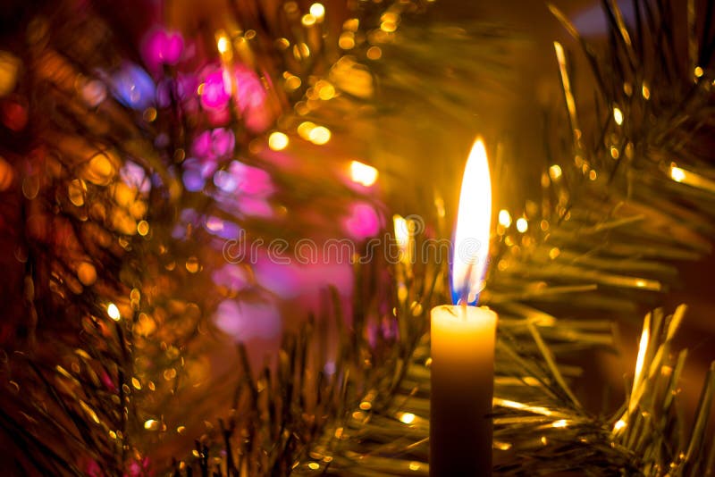Vela de la Navidad foto de archivo libre de regalías Vela de la Navidad foto de archivo libre de regalías