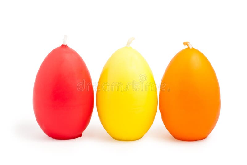 Vela de Pascua en huevo imágenes de archivo libres de regalías Vela de Pascua en huevo imágenes de archivo libres de regalías