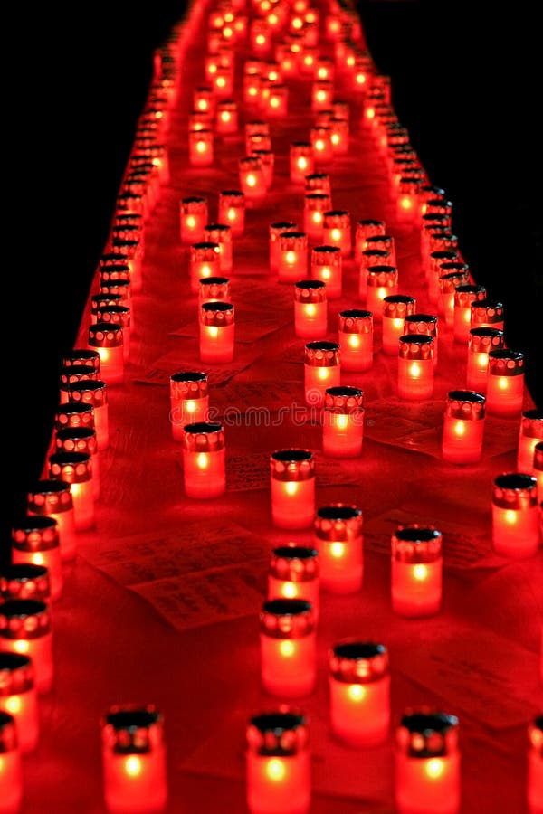 Velas fotografia de stock