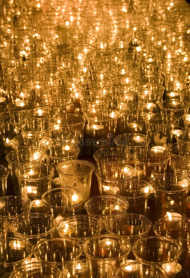 Velas no festival claro em Leipzig, Alemanha imagens de stock Velas no festival claro em Leipzig, Alemanha imagens de stock
