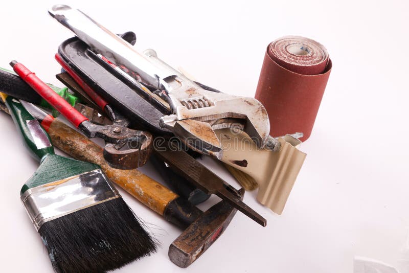 Vele hulpmiddelen royalty-vrije stock foto's