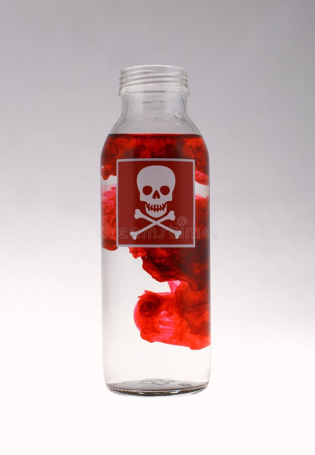 è La Dose Che Fa Il Veleno Veleno liquido immagine stock. Immagine di sicurezza - 19975411