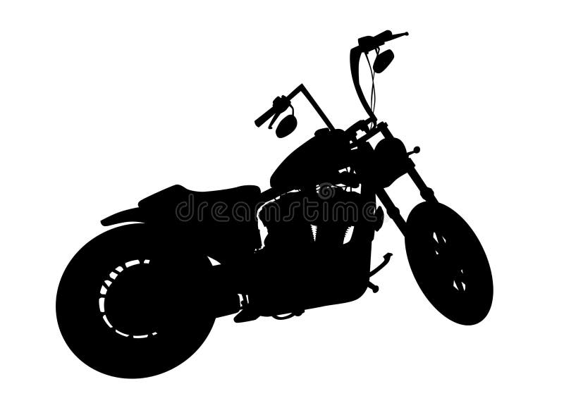 Old big bike on white background. Old big bike on white background