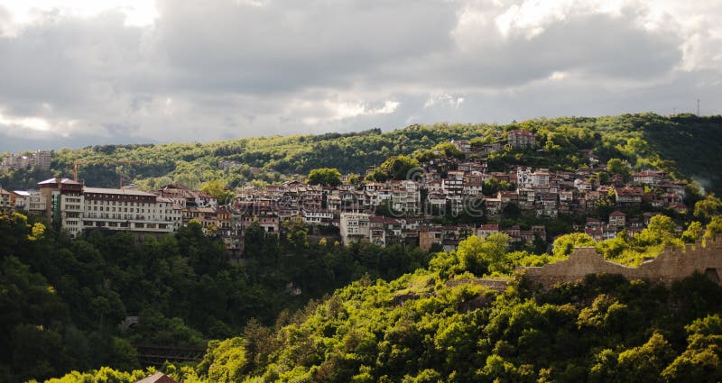 Top view of Veliko Tarnovo. Istoric stock images, royalty-free photos and pictures