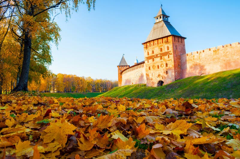 Россия осень Кремль