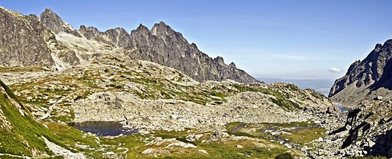 Velka Studena dolina valley in High Tatras