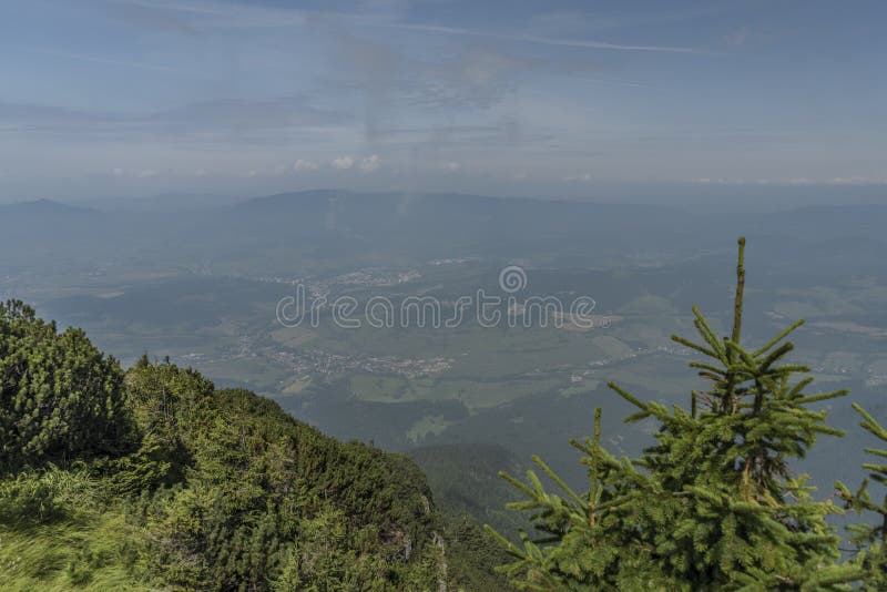 Velký Choč na severním Slovensku v létě