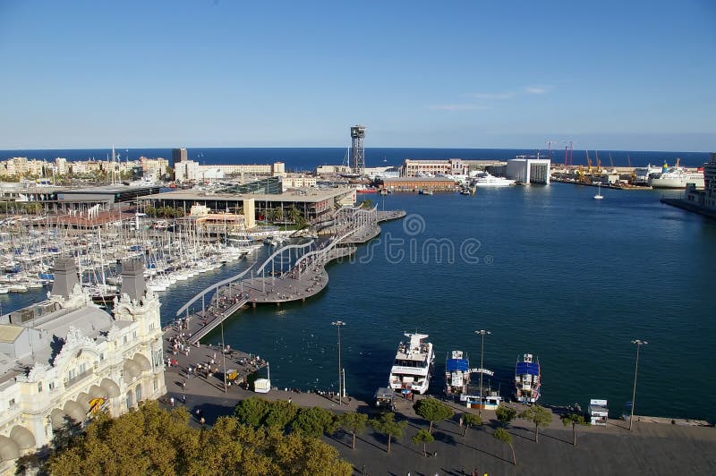 vell barcelona гаван стоковая фотография vell barcelona гаван стоковая фотография
