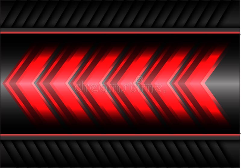 Velocidade vermelha abstrata do poder da luz da seta no vetor futurista moderno do fundo do projeto cinzento do metal ilustração do vetor Velocidade vermelha abstrata do poder da luz da seta no vetor futurista moderno do fundo do projeto cinzento do metal ilustração do vetor