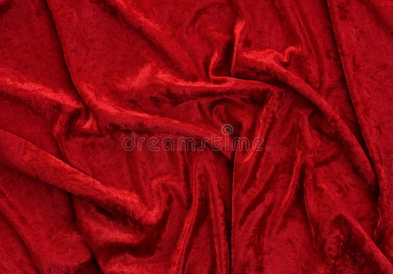 Velvet: Crumpled Crushed Red Velvet