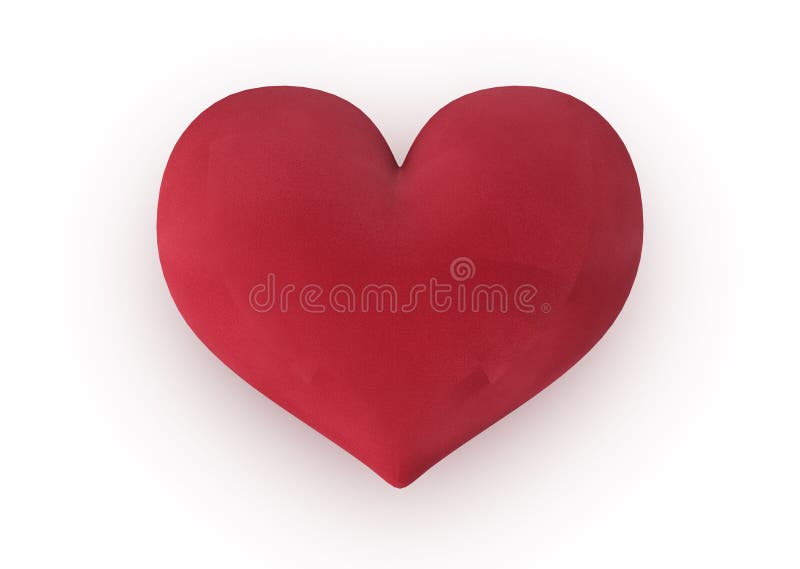 Velvet heart stock illustration. Illustration of affection 12400455