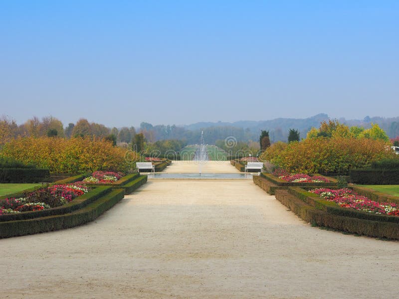 Reggia Di Venaria Gardens in Venaria Stock Photo - Image of city ...