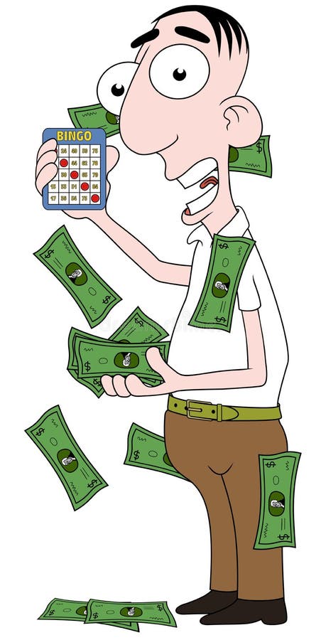 Vencedor do Bingo ilustração royalty free Vencedor do Bingo ilustração royalty free