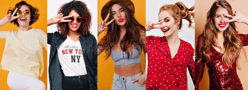 Vencedora vencedora de traje blanco bailando con fondo naranja. foto de estudio de magníficas tonterías de modelo femenino imagen de archivo