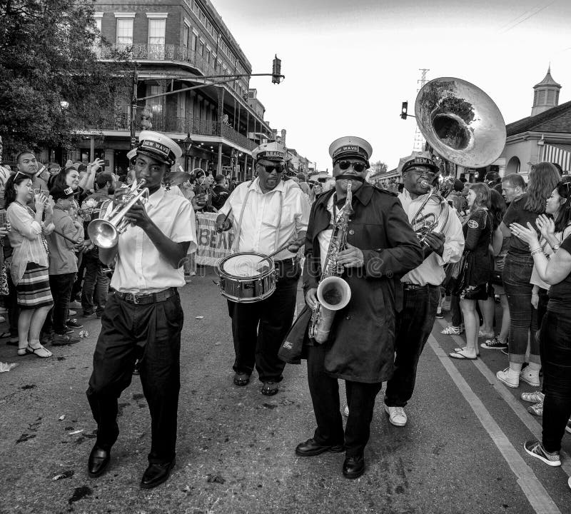 People celebrating at the New Orleans St. Patrick`s Day Parade. People celebrating at the New Orleans St. Patrick`s Day Parade