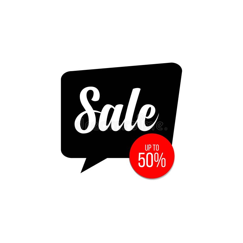 Venda at? 50% fora da ilustra??o do projeto do molde do vetor ilustração royalty free Venda at? 50% fora da ilustra??o do projeto do molde do vetor ilustração royalty free