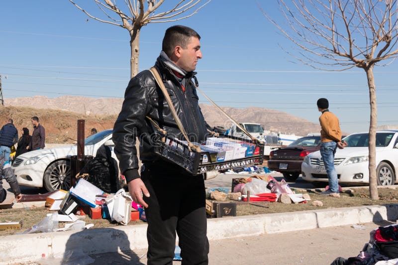 Vendedor de charutos imagem de stock royalty free