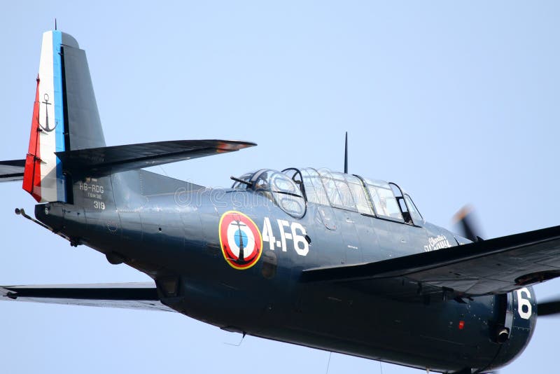 Vendicatore di Grumman - all'anniversario di Comina 100 della La fotografia stock libera da diritti Vendicatore di Grumman - all'anniversario di Comina 100 della La fotografia stock libera da diritti