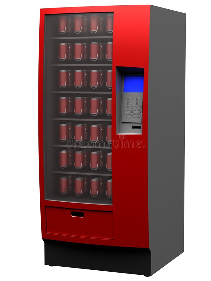Vending machine vector illustration