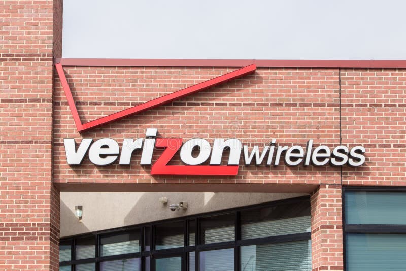 Vendita Al Dettaglio Di Verizon Wireless Immagine Stock Editoriale