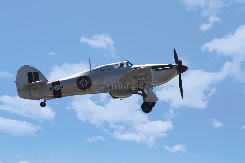 Venditore ambulante Hurricane Mk I fotografia stock Venditore ambulante Hurricane Mk I fotografia stock