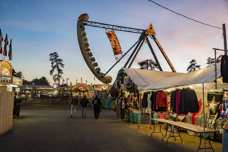 Vendors at the Fryeburg Fair in Maine, Usa Editorial Photo Image of