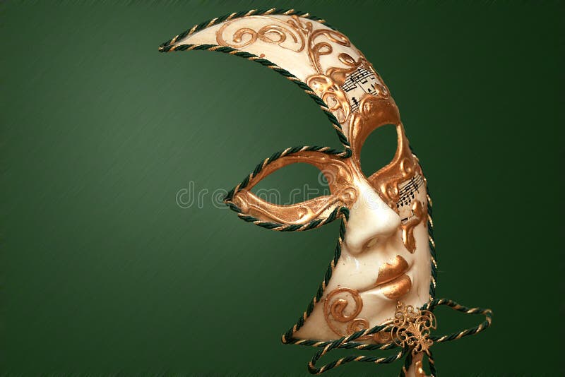 THE MYSTERY OF THE CLASSIC VENETIAN MASK IN THE DARK. THE MYSTERY OF THE CLASSIC VENETIAN MASK IN THE DARK