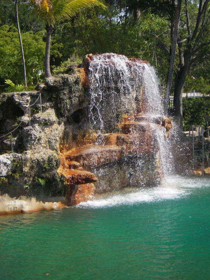 The famous Venetian Pool in Miami, Coral Glabes, USA