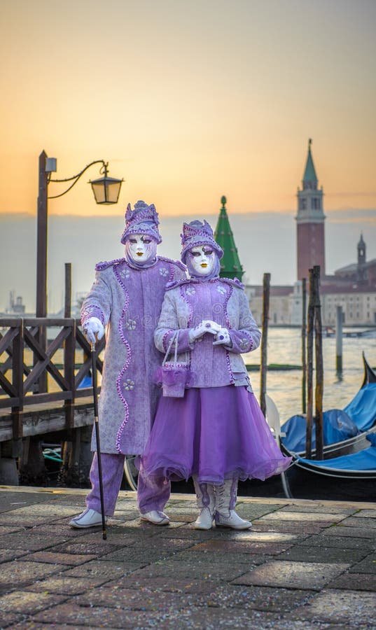 Venetian carnival masks, Venice, Europe. Venetian carnival masks, Venice, Europe