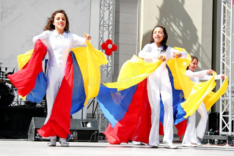 Venezuelan in Traditional Costume Editorial Photography Image of
