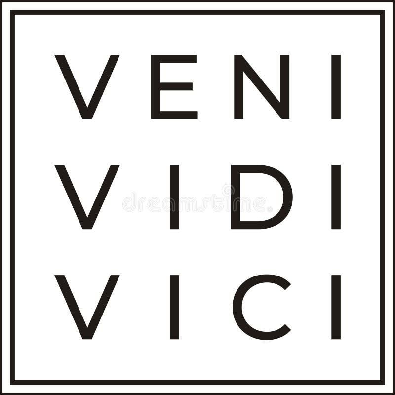 Veni Vidi Vici Latin Ifade Ben Geldi Ben Gördüm Ben Concuered Demektir El  Çizilmiş Inspirational Alıntı Için Baskı Afiş Tshirt Vektör İllüstrasyon  Izole Beyaz Arka Plan Üzerinde Stok Vektör Sanatı & Afiş'nin